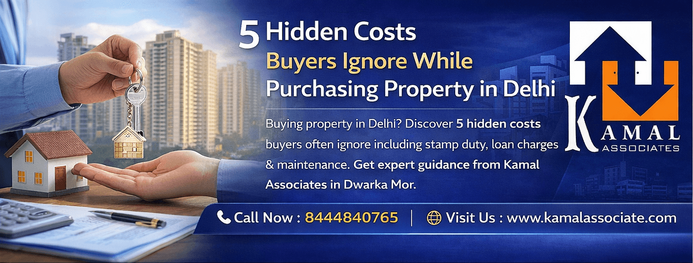  5 Hidden Costs Buyers Ignore While Purchasing Property in Delhi