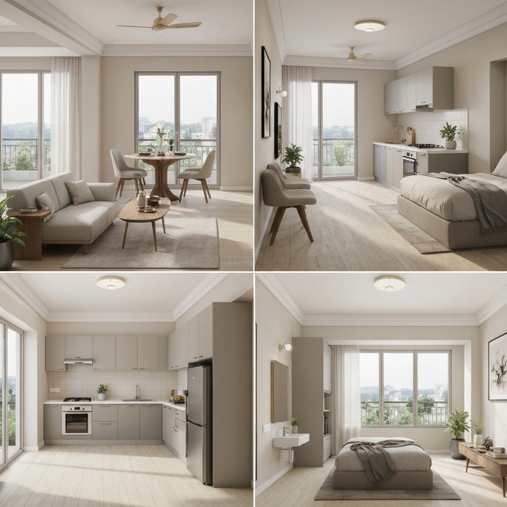 Modern 2BHK Flat